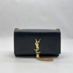 Saint Laurent Kate Tassel Black GHW