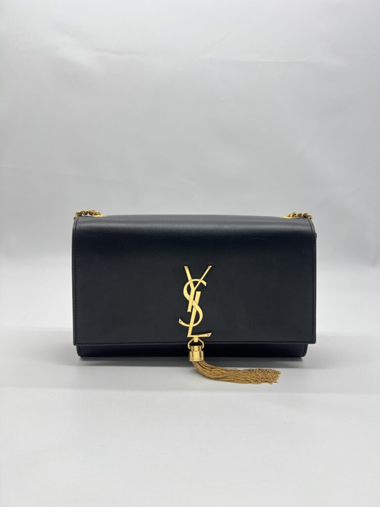 Saint Laurent Kate Tassel Black GHW