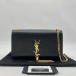 Saint Laurent Kate Tassel Black GHW