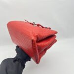 Bottega Veneta Rome Small Intrecciato Red