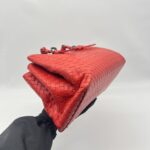 Bottega Veneta Rome Small Intrecciato Red