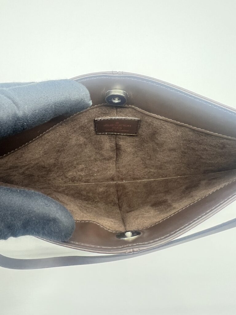 Louis Vuitton Demi Lune Pochette Epi Brown SHW