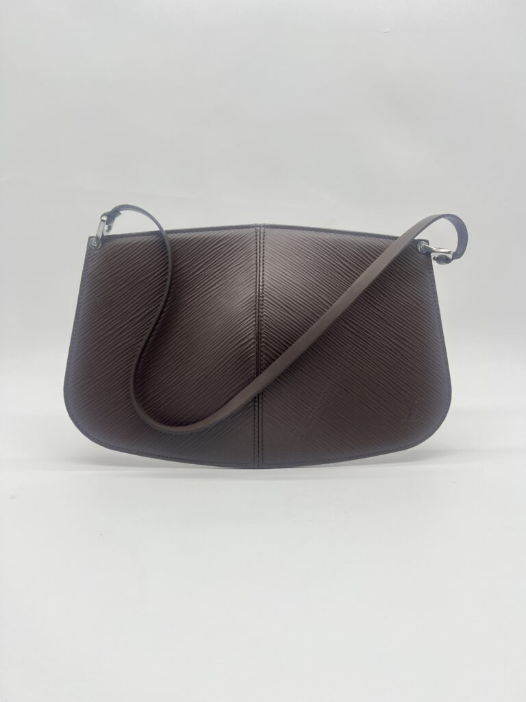 Louis Vuitton Demi Lune Pochette Epi Brown SHW