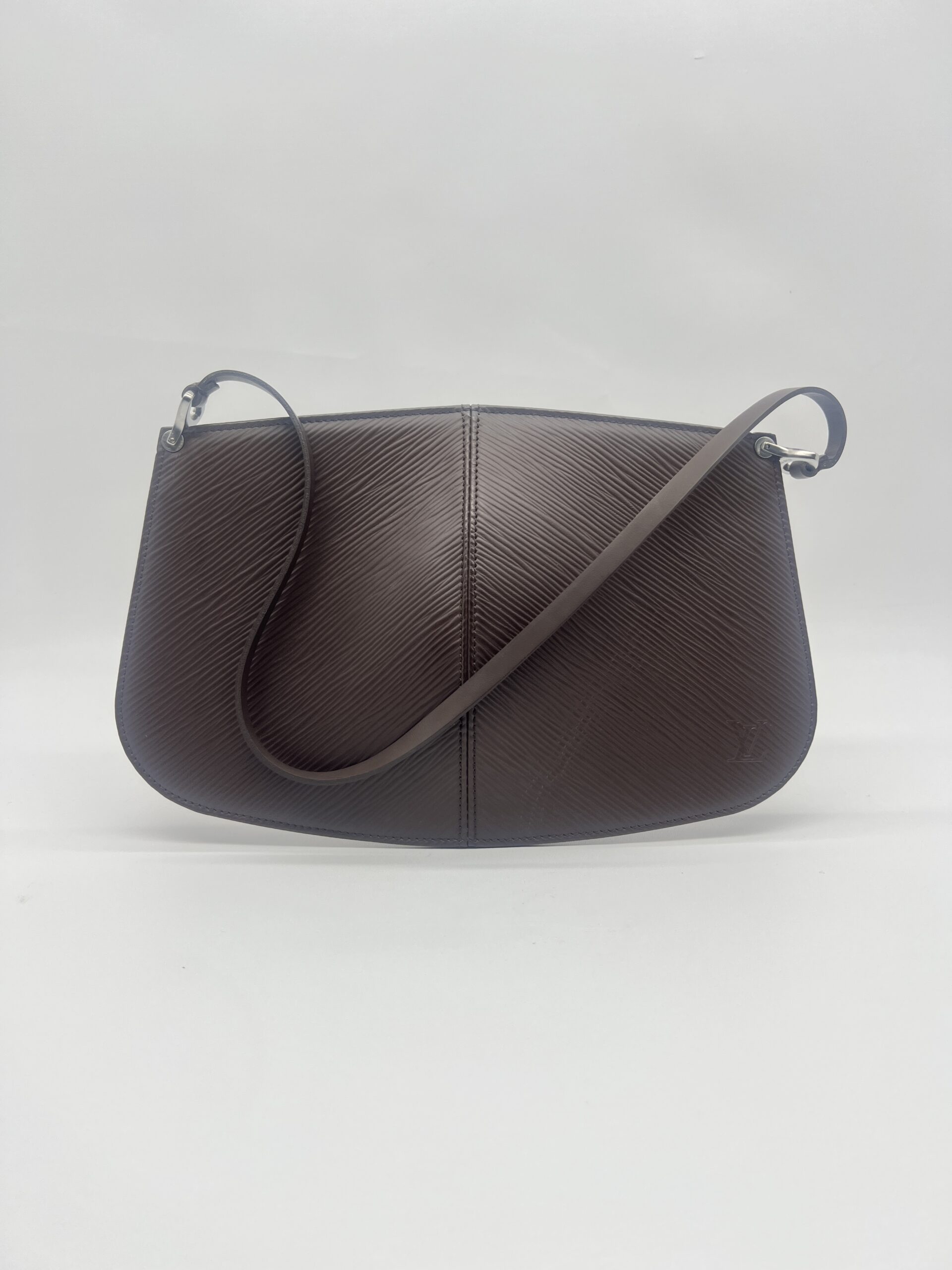 Louis Vuitton Demi Lune Pochette Epi Brown SHW