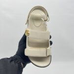 Gucci Moritz Charlotte Sandals Beige GHW