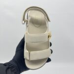 Gucci Moritz Charlotte Sandals Beige GHW