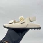Gucci Moritz Charlotte Sandals Beige GHW