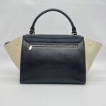 Celine Trapeze Black Navy White SHW