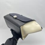 Celine Trapeze Black Navy White SHW