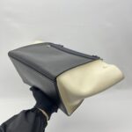 Celine Trapeze Black Navy White SHW