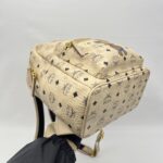 MCM Rabbit Backpack Visetos Beige GHW