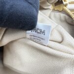 MCM Rabbit Backpack Visetos Beige GHW