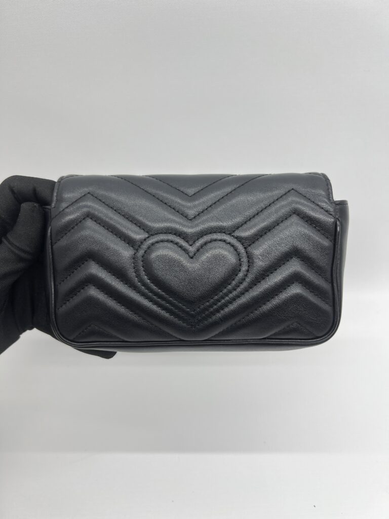 Gucci  Marmont Super Mini Black GHW