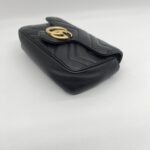 Gucci  Marmont Super Mini Black GHW
