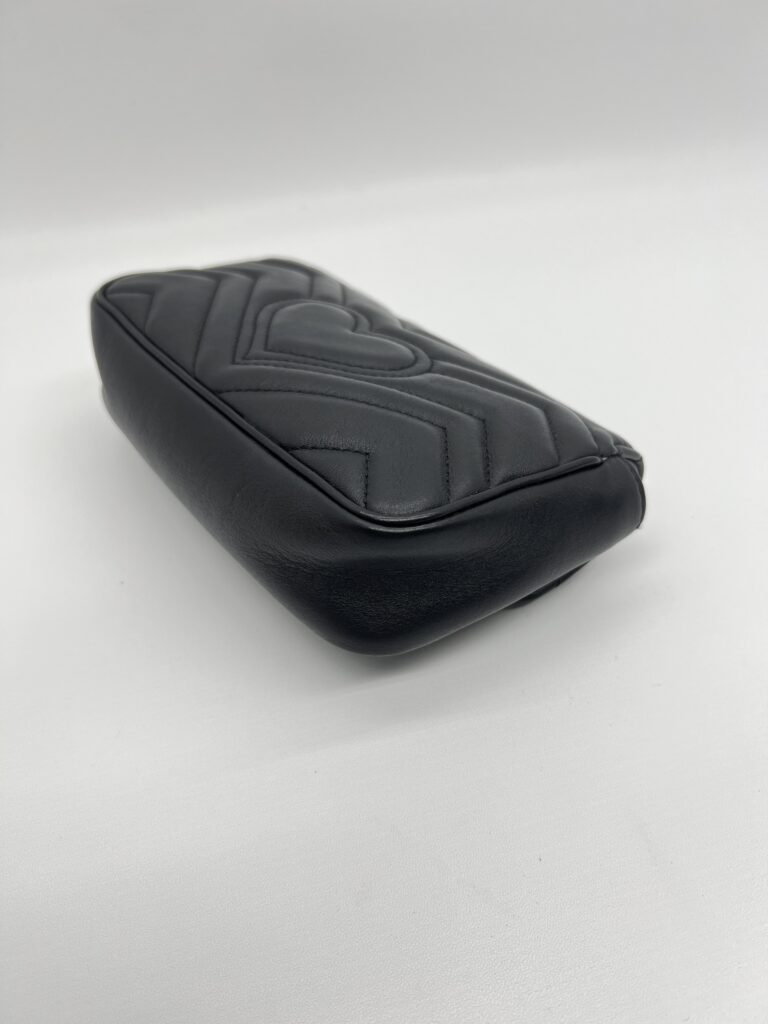 Gucci  Marmont Super Mini Black GHW