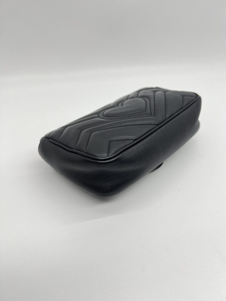 Gucci  Marmont Super Mini Black GHW