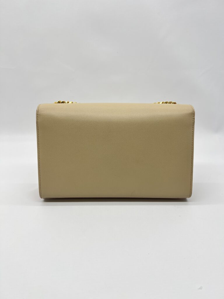 Saint Laurent Kate Medium Grained Beige GHW