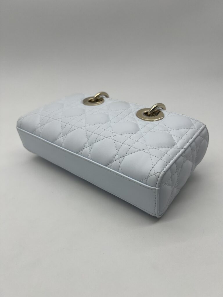 Dior Lady D-Joy Small Lambskin Light Blue LGHW