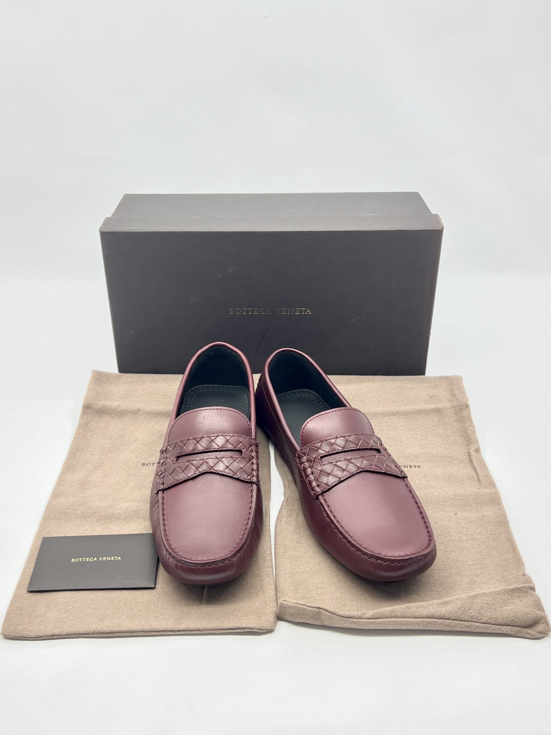 Bottega Veneta Moccassin Bordeaux