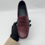 Bottega Veneta Moccassin Bordeaux