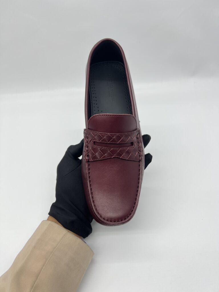 Bottega Veneta Moccassin Bordeaux