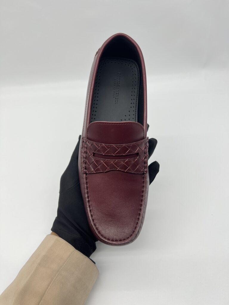 Bottega Veneta Moccassin Bordeaux
