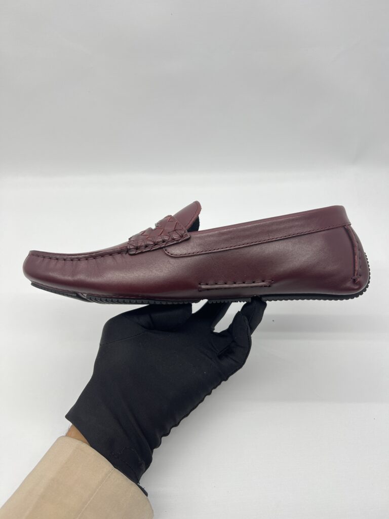 Bottega Veneta Moccassin Bordeaux
