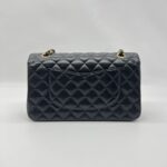 Chanel Medium Classic D Flap Caviar Black GHW