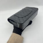 Chanel Medium Classic D Flap Caviar Black GHW