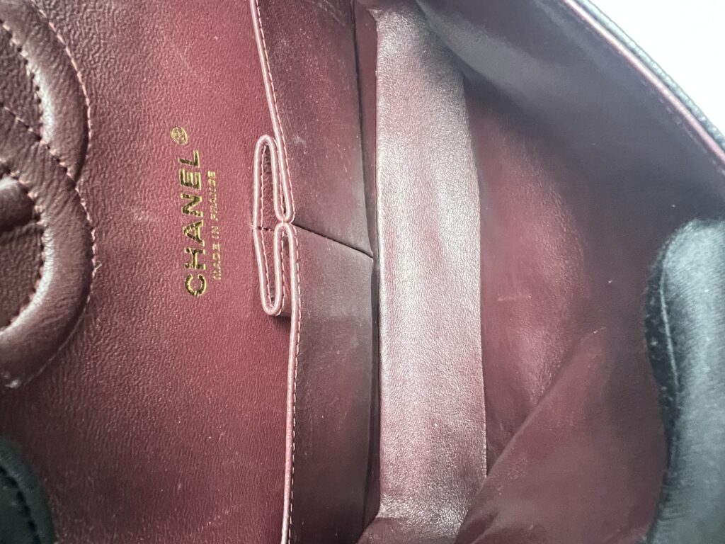 Chanel Medium Classic D Flap Caviar Black GHW