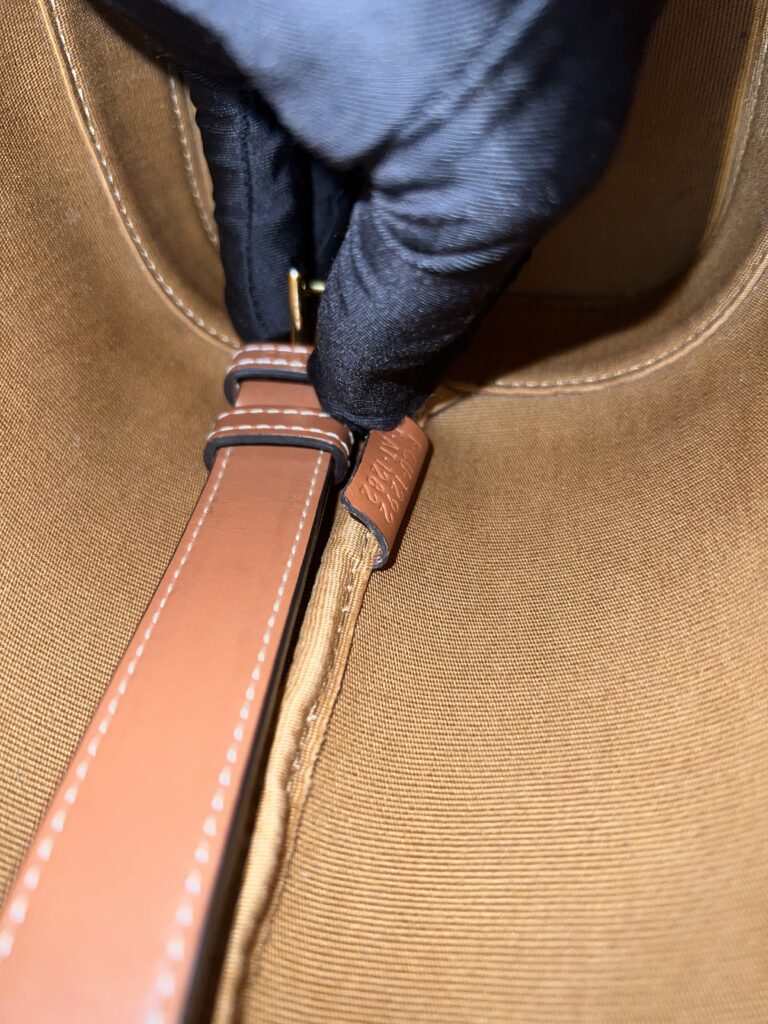 Celine Triomphe Small Bucket White Tan GHW