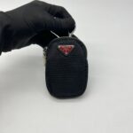 Prada Re-Edition Saffiano Tessito Nero SHW