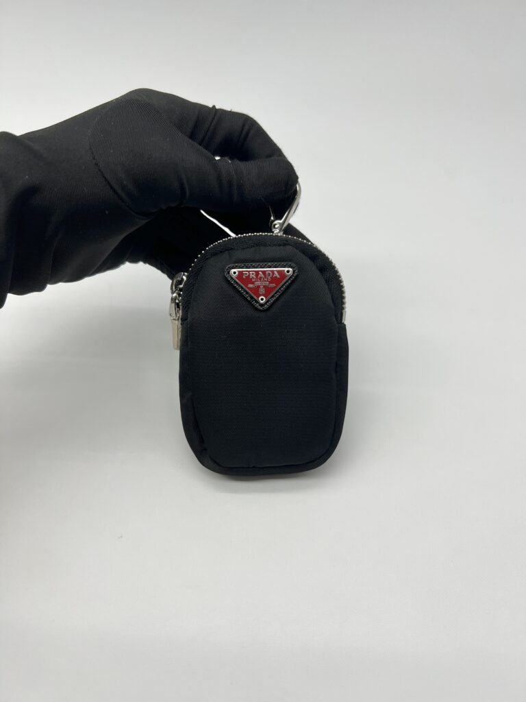 Prada Re-Edition Saffiano Tessito Nero SHW