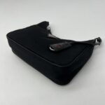 Prada Re-Edition Saffiano Tessito Nero SHW