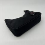 Prada Re-Edition Saffiano Tessito Nero SHW