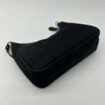 Prada Re-Edition Saffiano Tessito Nero SHW