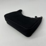 Prada Re-Edition Saffiano Tessito Nero SHW