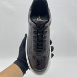 Louis Vuitton Beverly Hills Sneakers Vernis Monogram Dark Silver