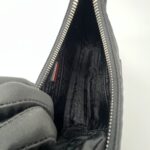 Prada Re-Edition Saffiano Tessito Nero SHW