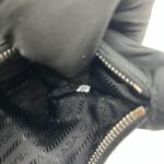 Prada Re-Edition Saffiano Tessito Nero SHW