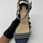 Christian Louboutin Studded  Espadrille Denim Navy