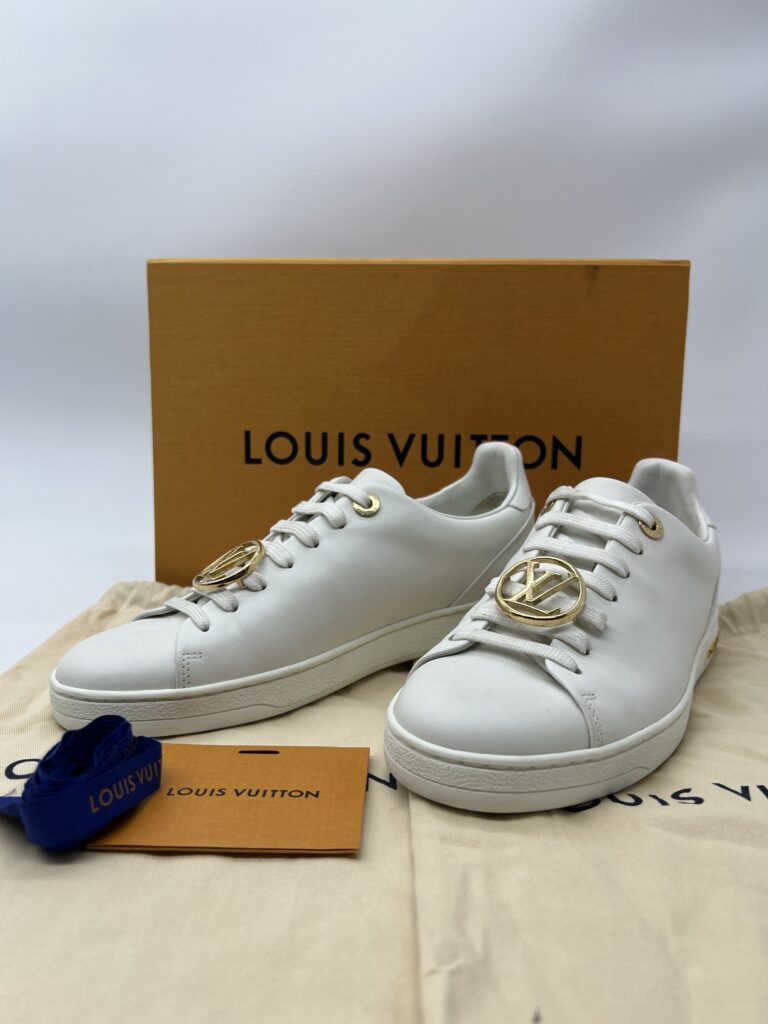 Louis Vuitton Front Row Sneakers White GHW
