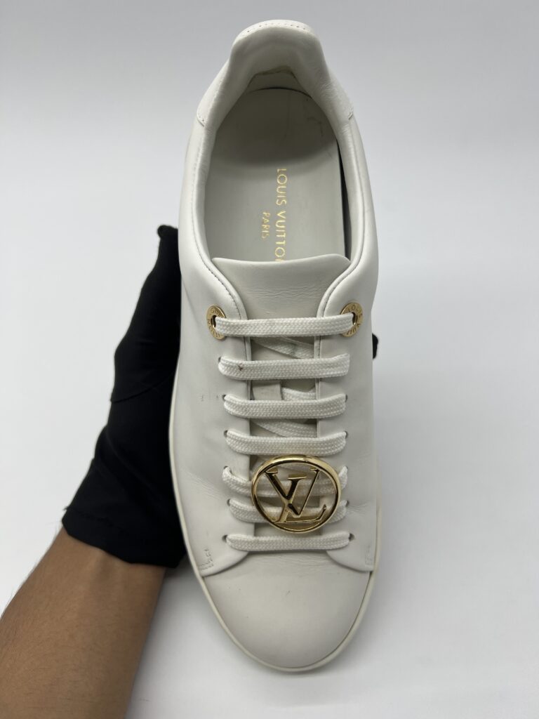 Louis Vuitton Front Row Sneakers White GHW