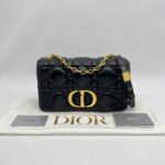 Dior Medium Caro Black GHW