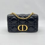 Dior Medium Caro Black GHW