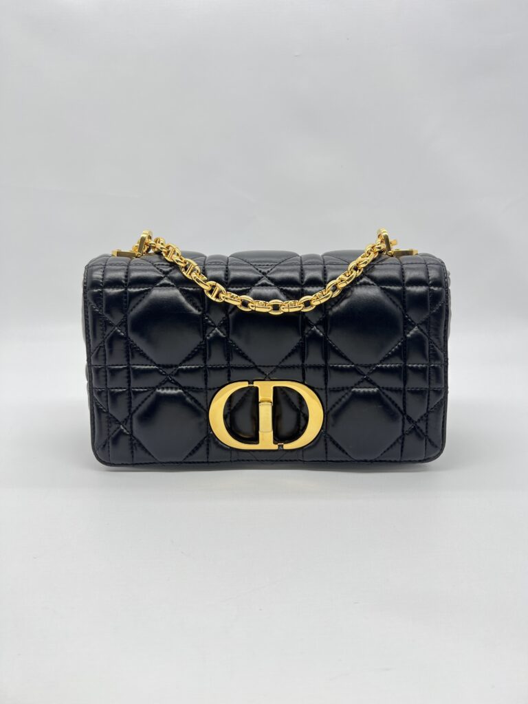 Dior Medium Caro Black GHW