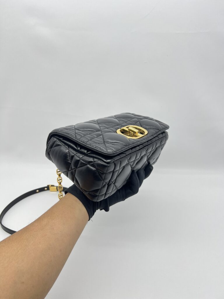Dior Medium Caro Black GHW