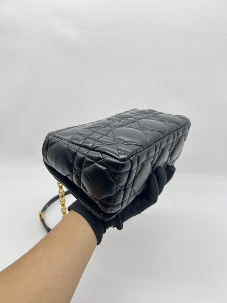 Dior Medium Caro Black GHW