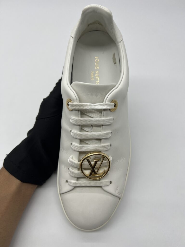 Louis Vuitton Front Row Sneakers White GHW