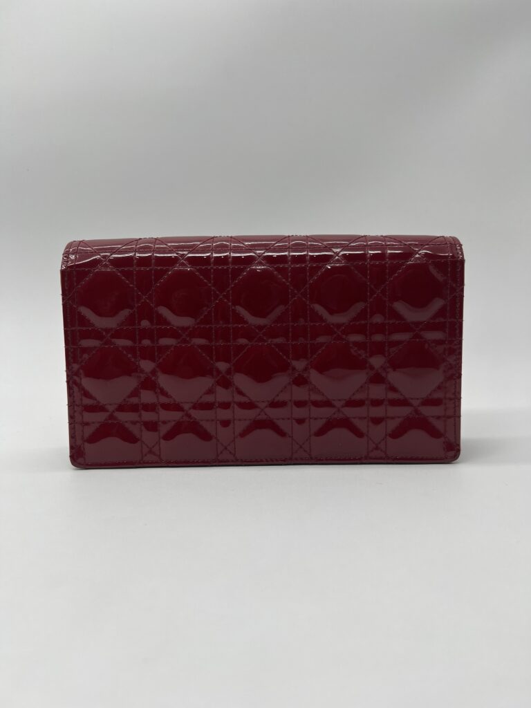 Dior Lady D WOC Vernis Red GHW